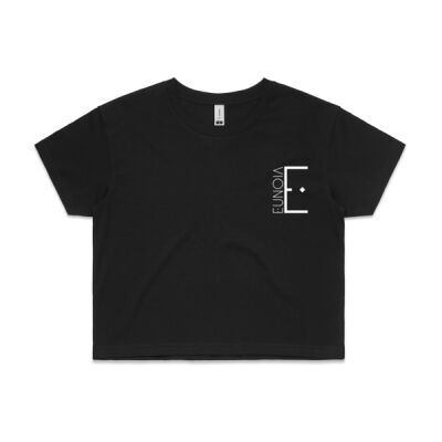 Simple Coloured Crop Tee Thumbnail